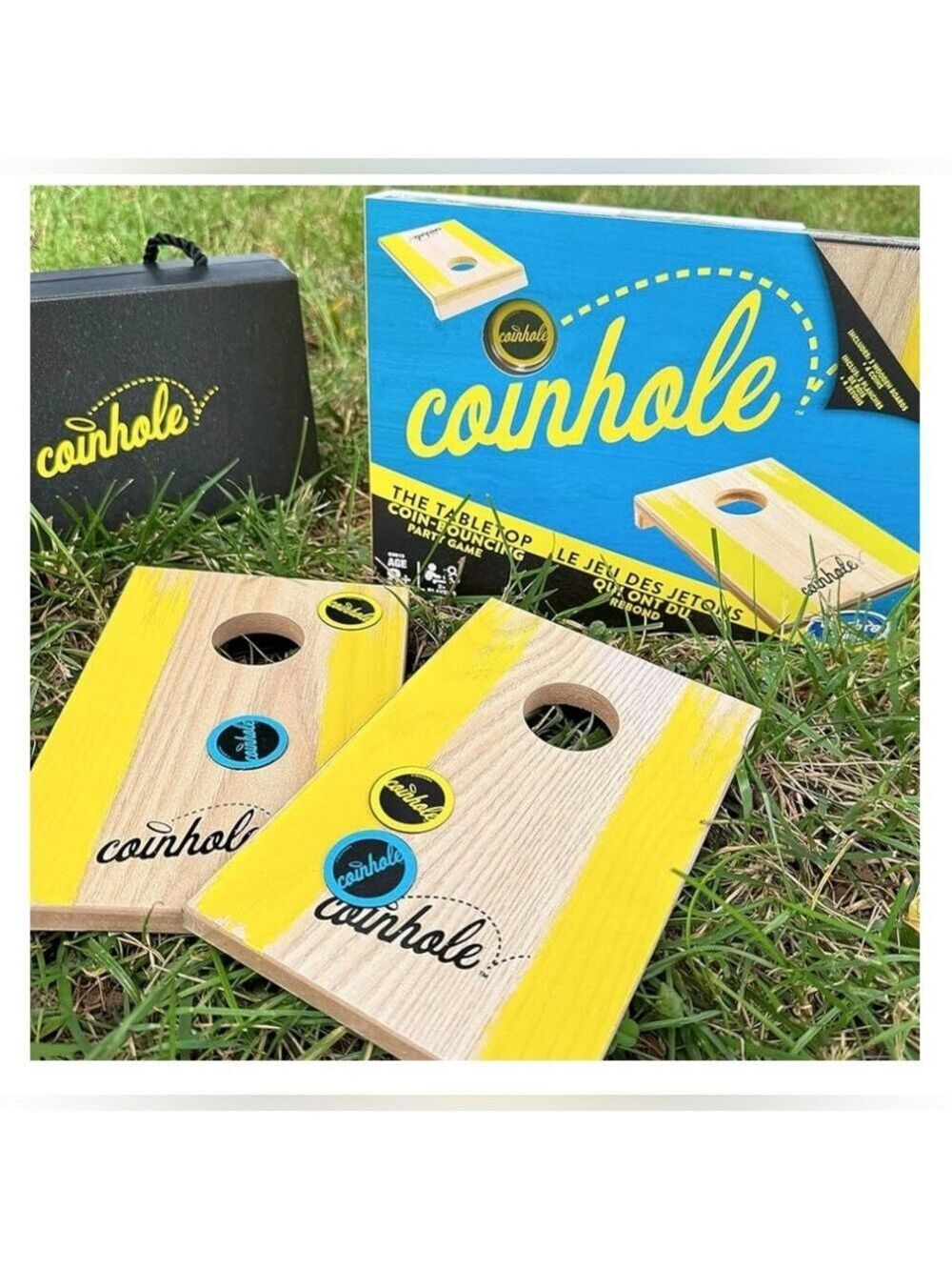 Hasbro Coinhole Game Indoor/Outdoor Fun for Kids & Adults (Party Game Set)